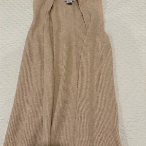 Elegant Beige Open-Front Cardigan